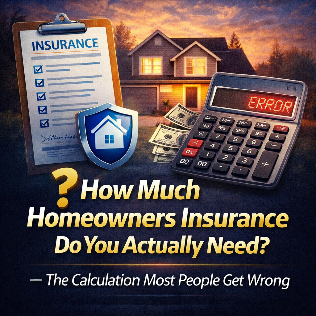 How Much Homeowners Insurance Do You Actually Need — The Calculation Most People Get Wrong