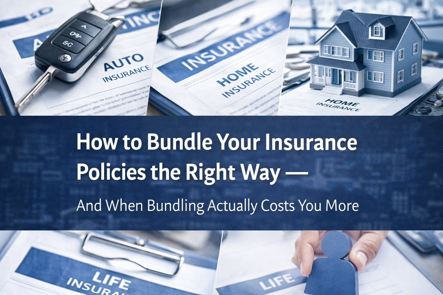 How to Bundle Your Insurance Policies the Right Way — And When Bundling Actually Costs You More