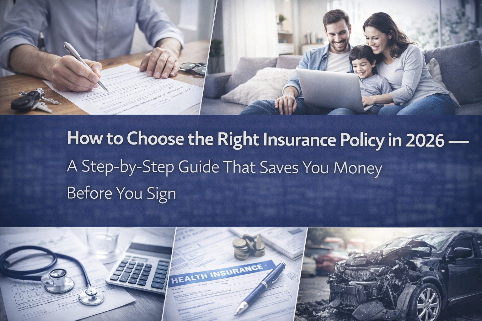 How to Choose the Right Insurance Policy in 2026 — A Step-by-Step Guide That Saves You Money Before You Sign