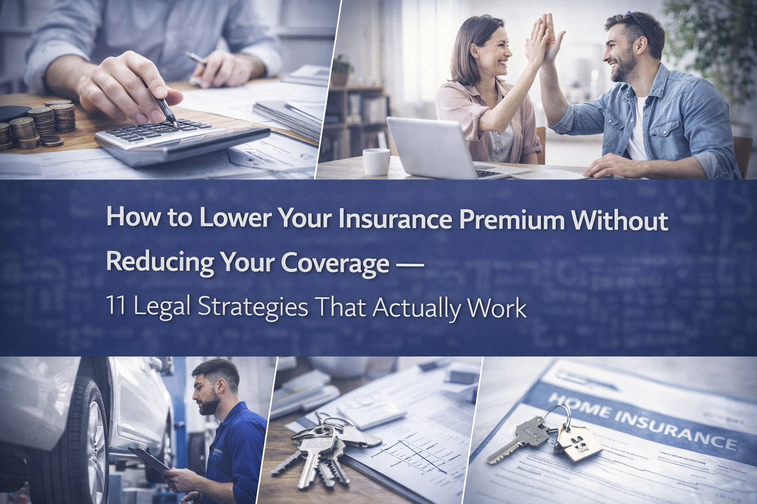 How to Lower Your Insurance Premium Without Reducing Your Coverage — 11 Legal Strategies That Actually Work