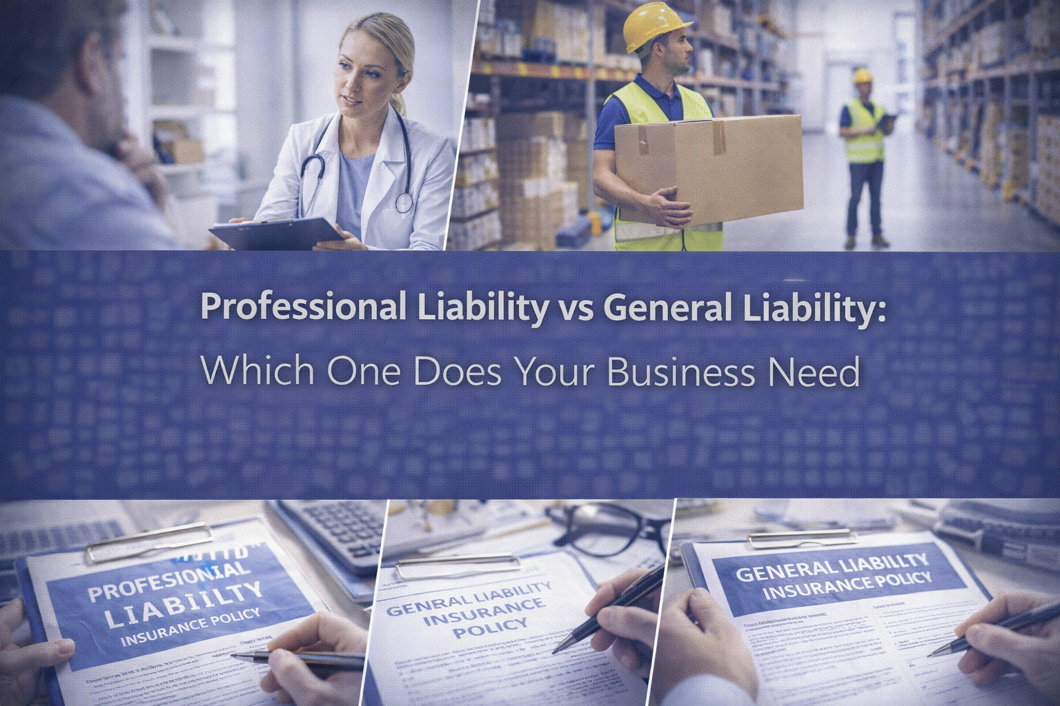 Professional Liability vs General Liability: Which One Does Your Business Need