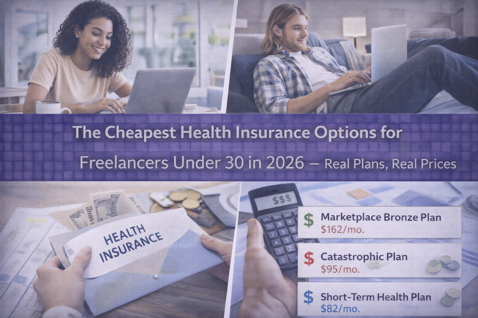 The Cheapest Health Insurance Options for Freelancers Under 30 in 2026 — Real Plans, Real Prices