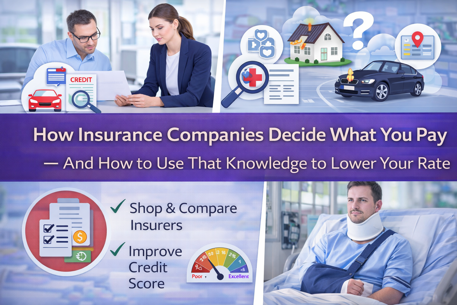 How Insurance Companies Decide What You Pay — And How to Use That Knowledge to Lower Your Rate