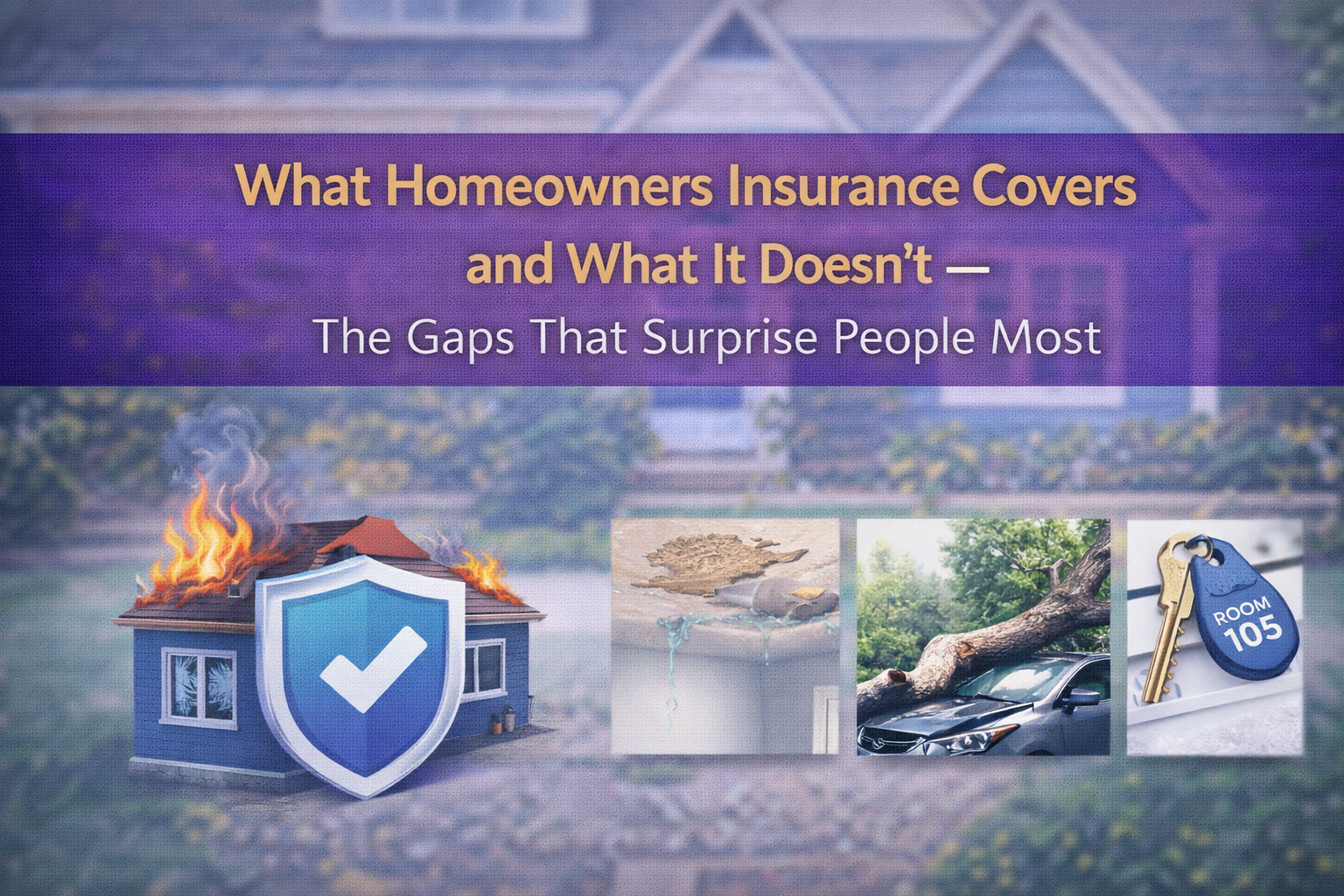 What Homeowners Insurance Covers and What It Doesn’t — The Gaps That Surprise People Most